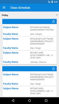 Student Diary android App screenshot 1